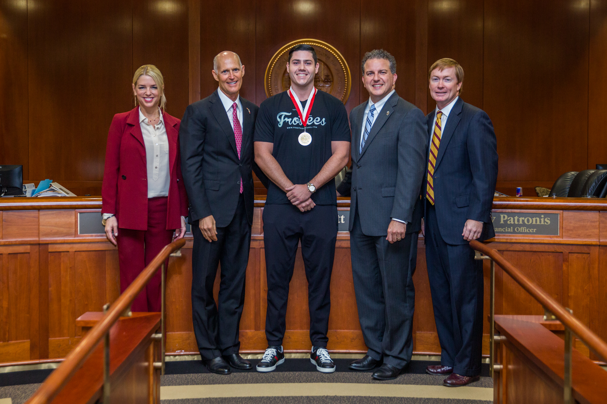 Governor Scott Recognizes Anthony Campana With The Young