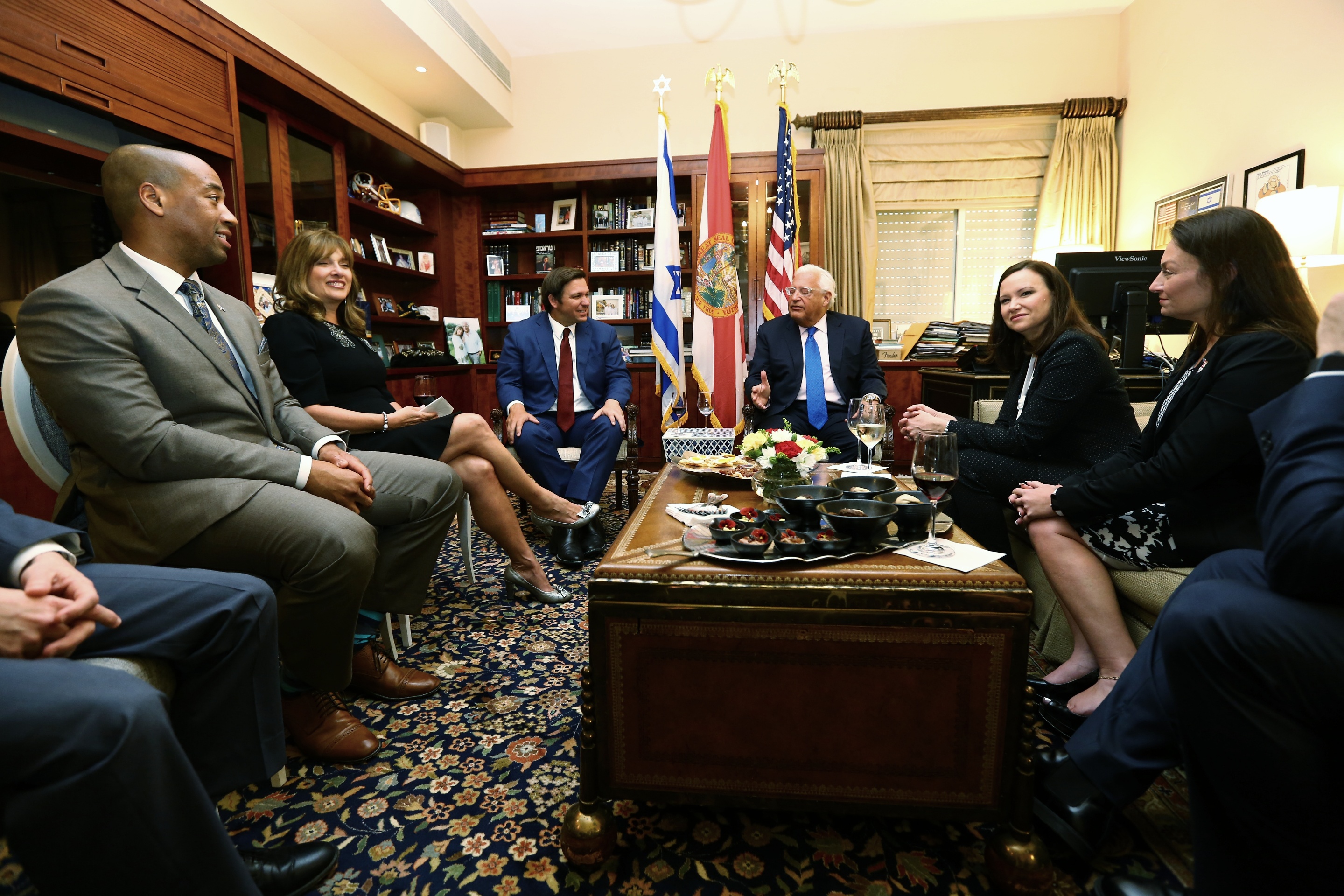   PHOTO RELEASE Governor Ron DeSantis and Florida Cabinet Meet with U.S. Ambassador to Israel David Friedman