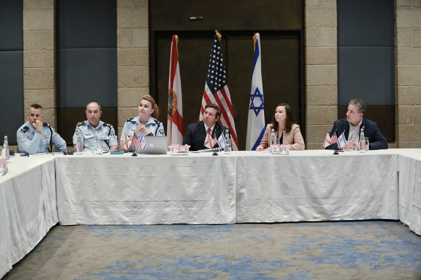   Governor Ron DeSantis Leads Roundtable Discussion on School Safety and Security in Jerusalem