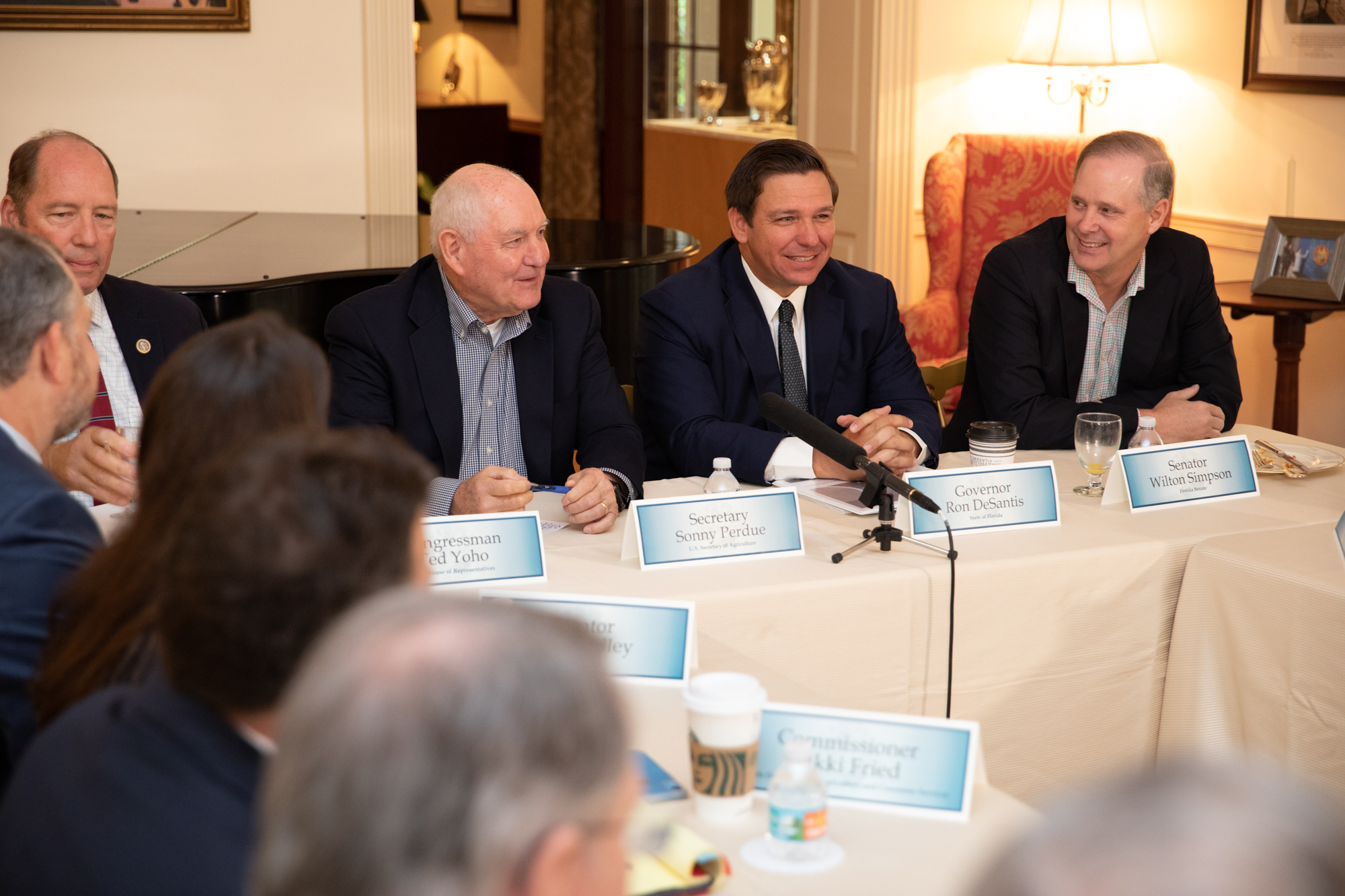   Governor Ron DeSantis Holds Roundtable on Timber Recovery with U.S. Secretary of Agriculture Sonny Perdue