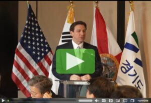 Governor Ron DeSantis Gives Remarks to Business Leaders in South Korea