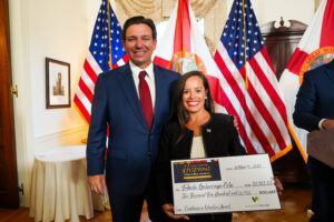 Governor Ron DeSantis and First Lady Casey DeSantis Celebrate Hispanic Heritage Month and Host Contest Winners at Governor’s Mansion
