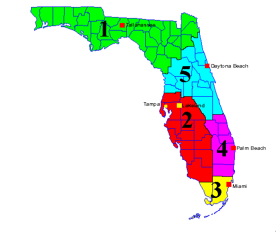 Florida Appeals Court Map
